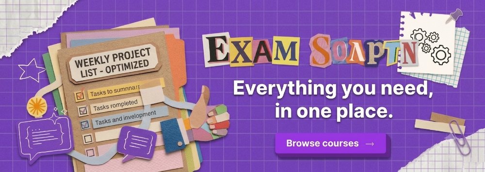 Exam sorted: everything you need in one place, browse courses