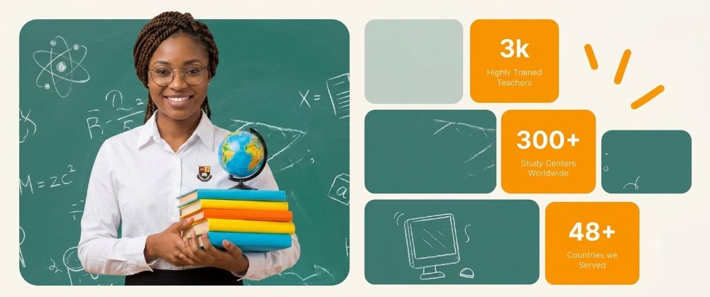 Educaire teacher with books, ready to teach